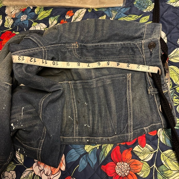 Free People Moxie Barrel Cerulean Blue RARE COLORWAY Hot Trend Size 24 see 📏 - Picture 12 of 16